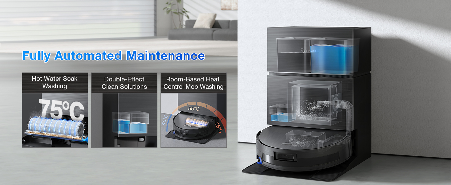 Deebot X11 Pro Robotic Vacuum Cleaner 1200 W DEX99-11EO Black