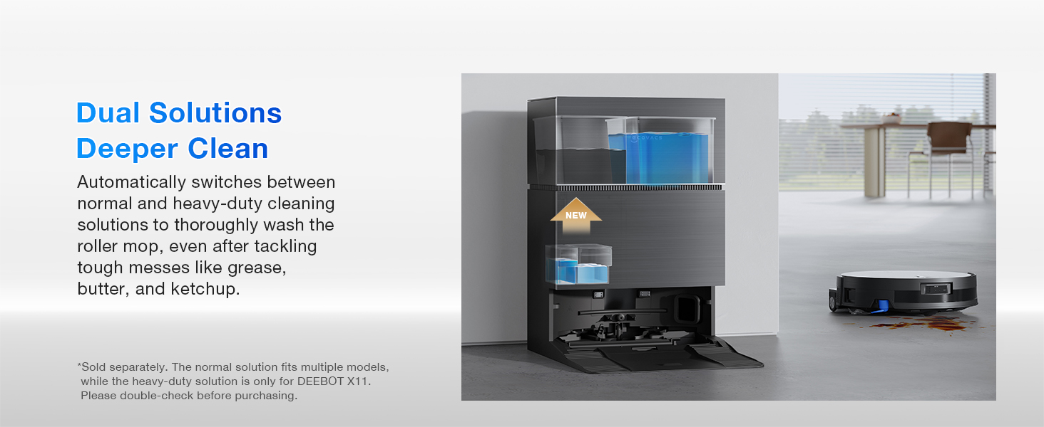 Deebot X11 Pro Robotic Vacuum Cleaner 1200 W DEX99-11EO Black