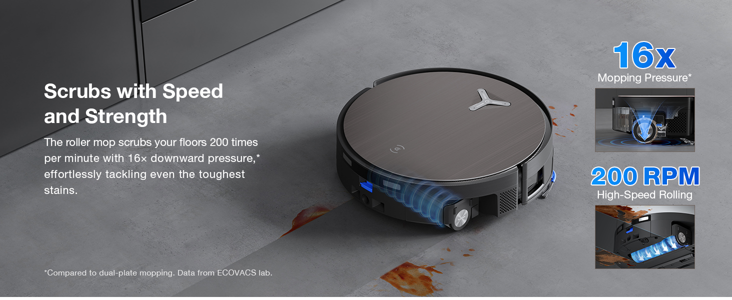 Deebot X11 Pro Robotic Vacuum Cleaner 1200 W DEX99-11EO Black