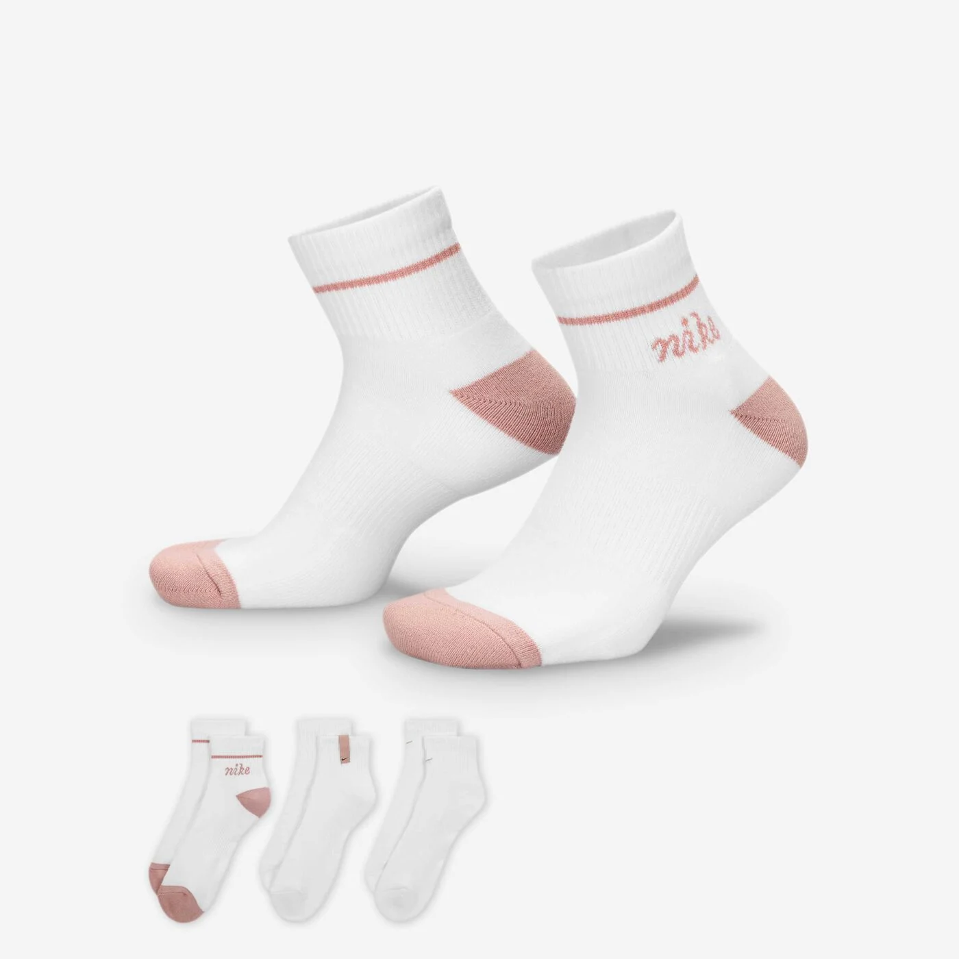 Everyday Plus Cushioned Ankle Socks (3 Pairs)