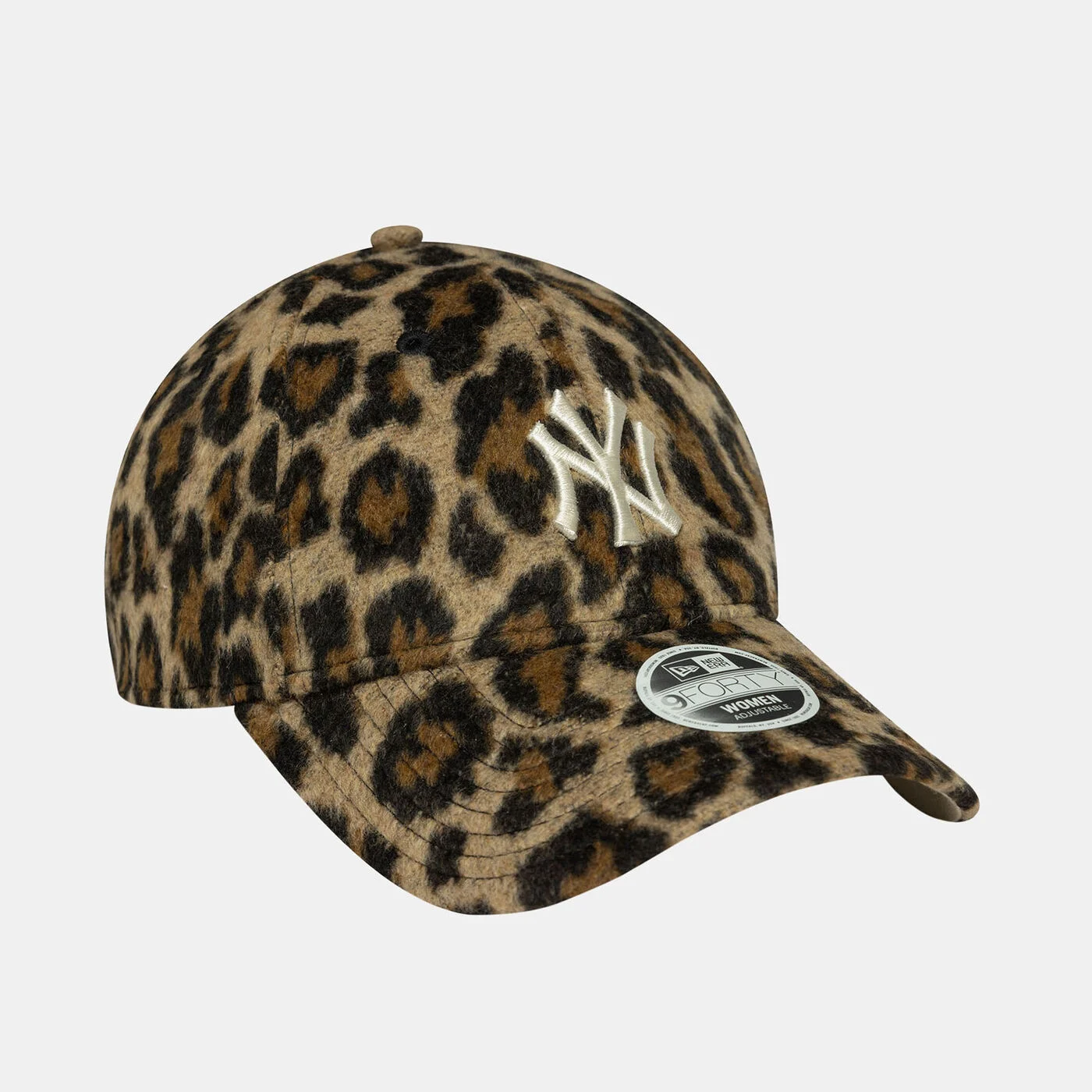 Women's MLB New York Yankees Cosy Animal Leopard 9FORTY Cap