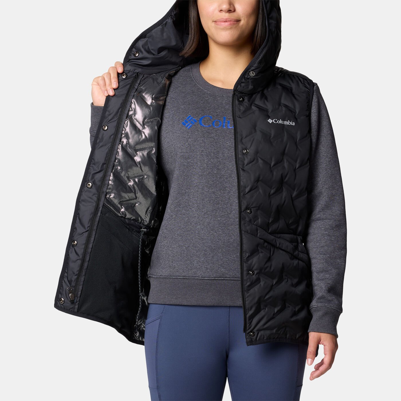 Women's Delta Ridge II Down Hooded Hiking Vest