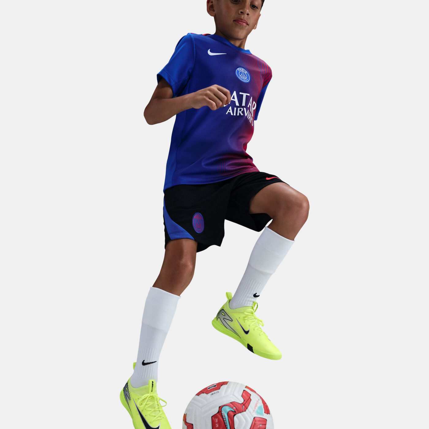 Kids' Paris Saint-Germain Academy Pro Third Pre-Match Football Top