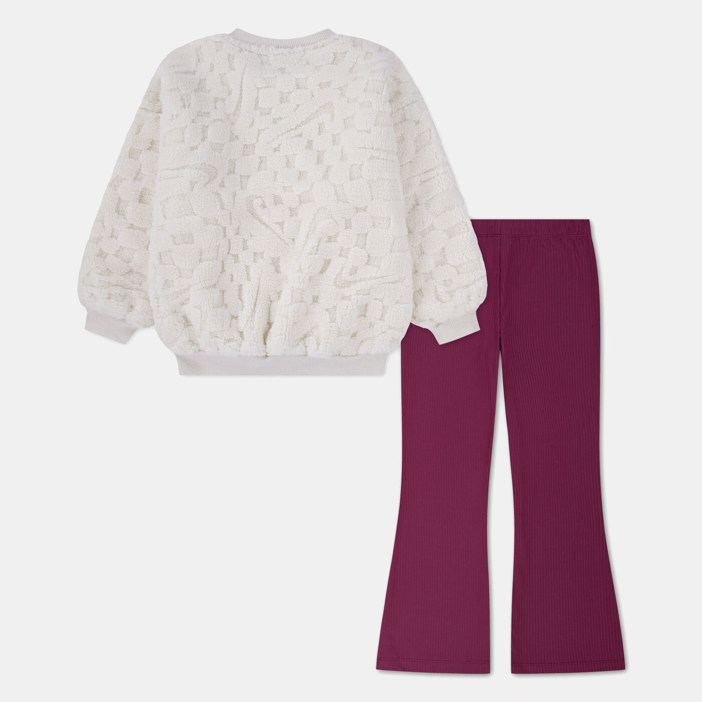 Kids' Cozy Flare Leg Pant Set