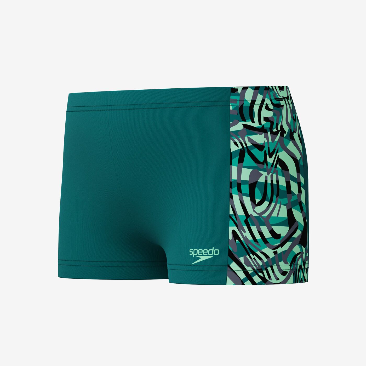 Kids' Digital Panel Swimming Shorts