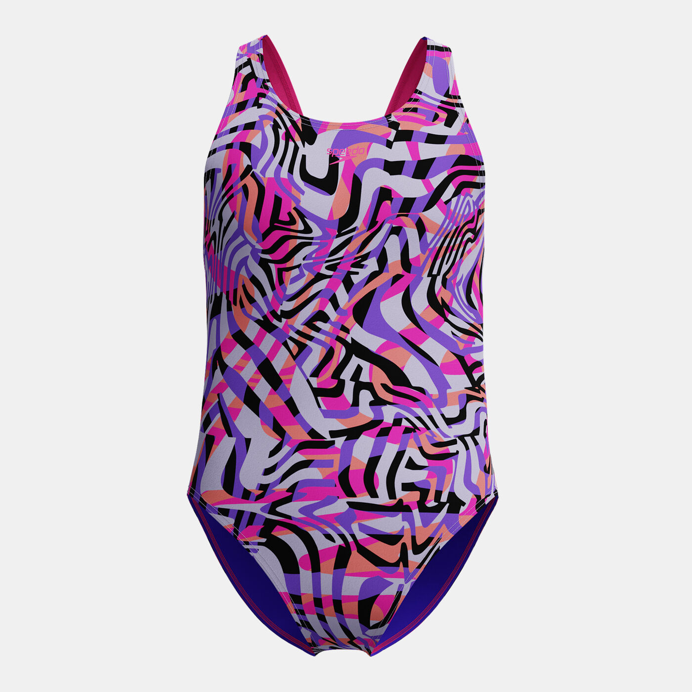 Kids' Printed Leaderback One-Piece Swimsuit