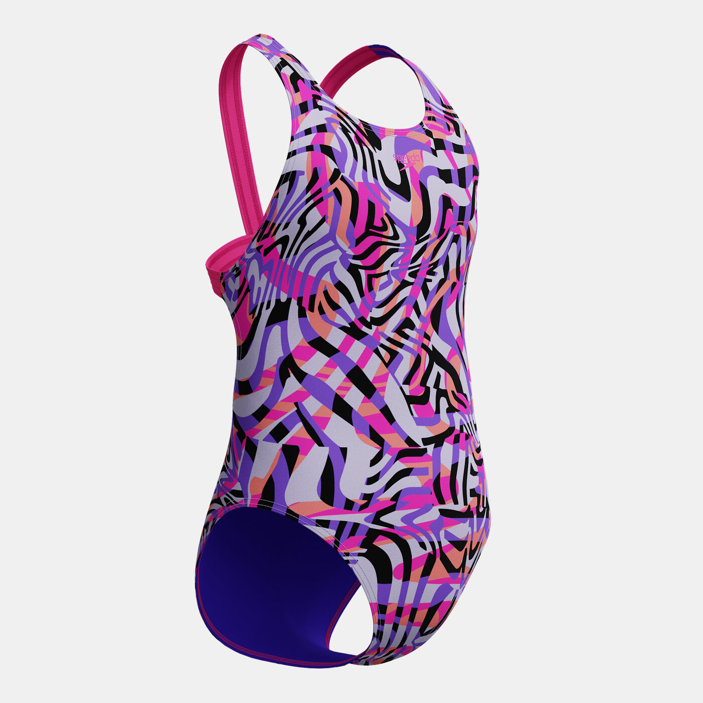 Kids' Printed Leaderback One-Piece Swimsuit