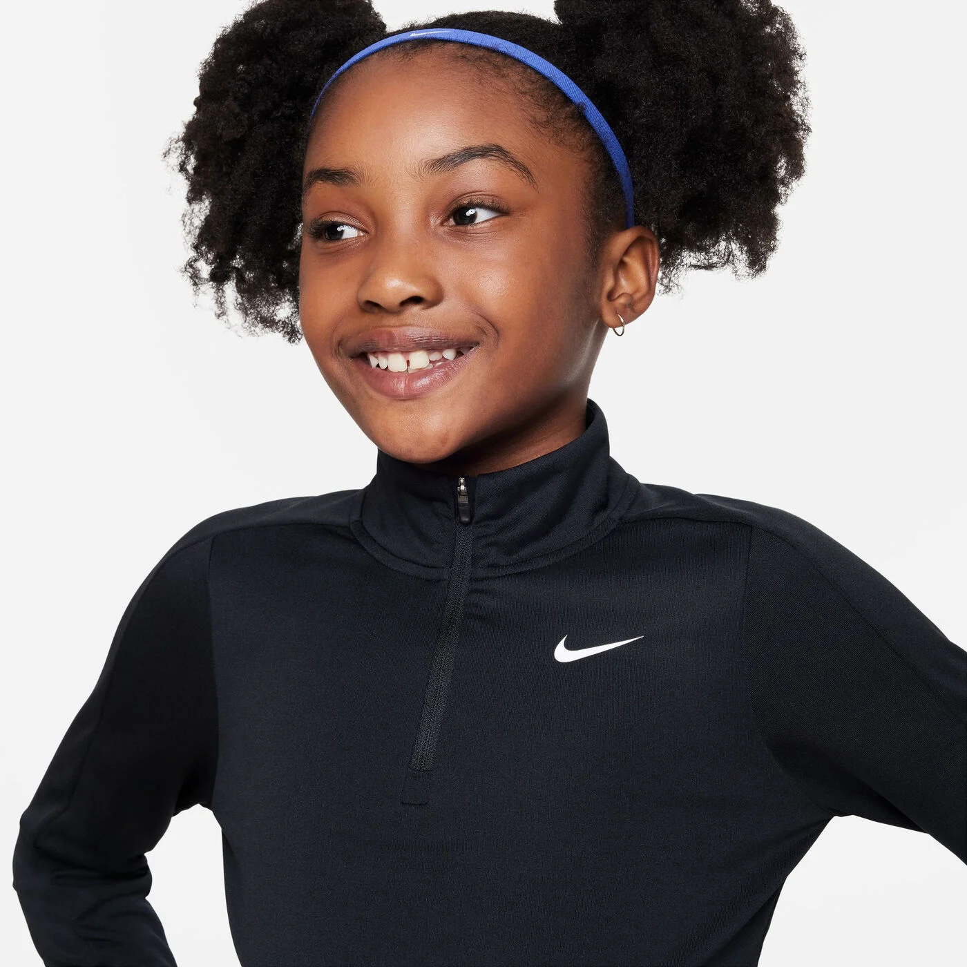 Kids' Dri-FIT Long-Sleeve 1/2-Zip Top