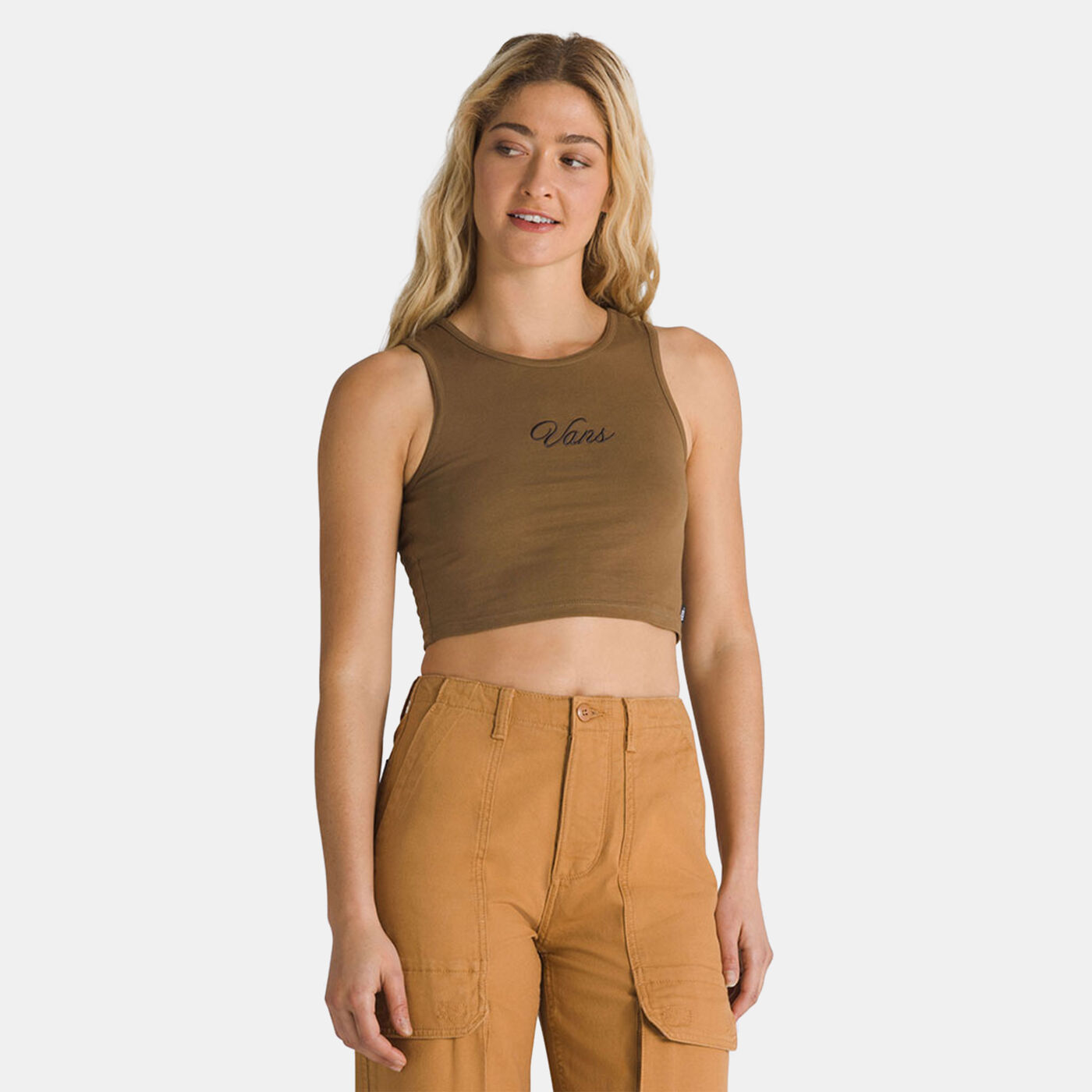 Women's Small Staple Crop Tank Top