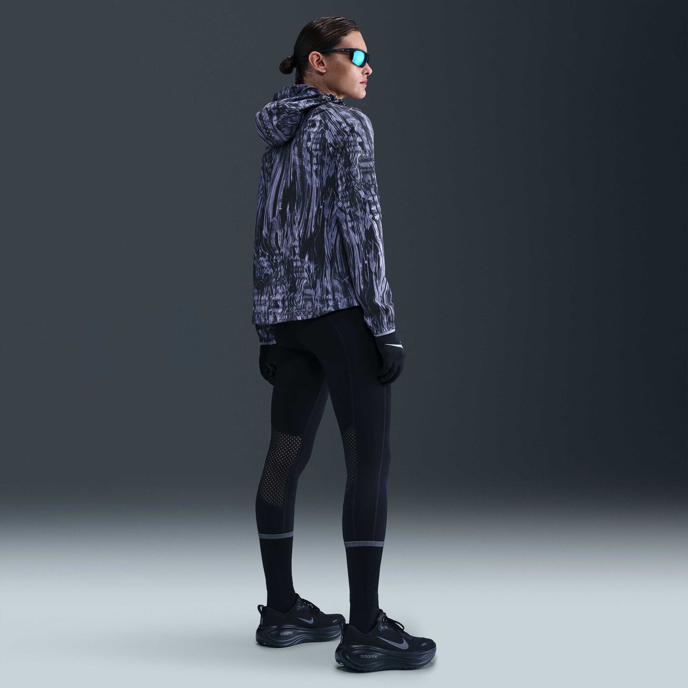Women's Swift Repel UV Printed Running Jacket