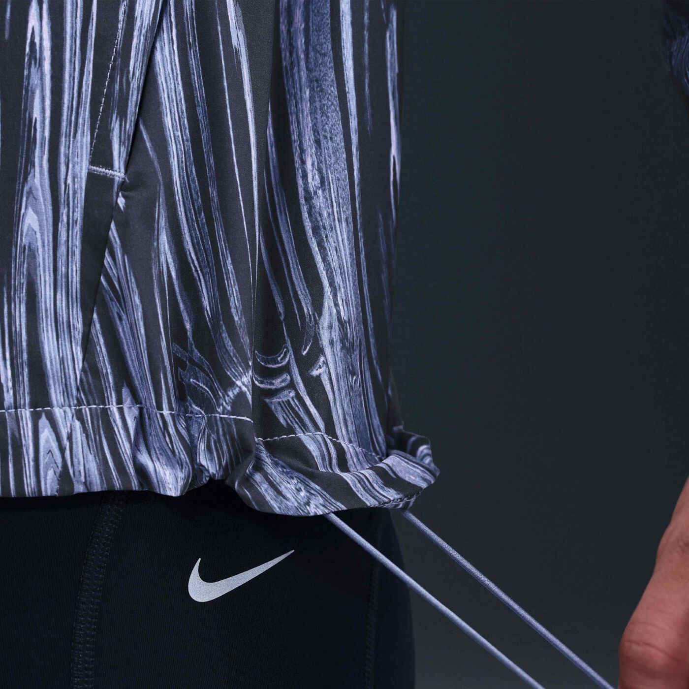 Women's Swift Repel UV Printed Running Jacket