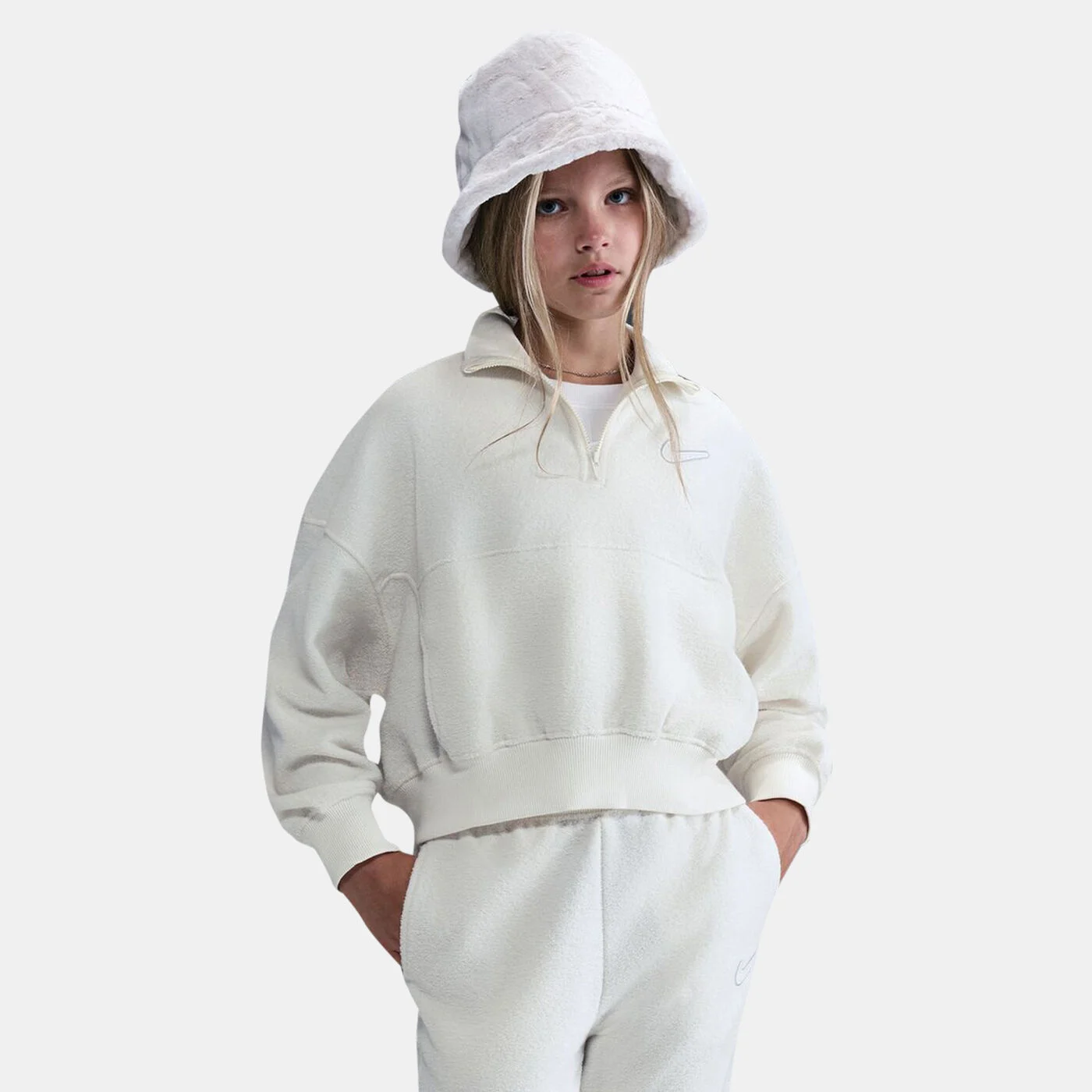 Kids' Sportswear Fleece 1/4-Zip Top