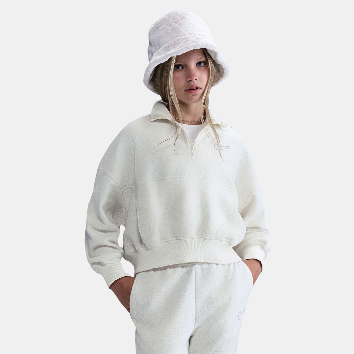 Kids' Sportswear Fleece 1/4-Zip Top