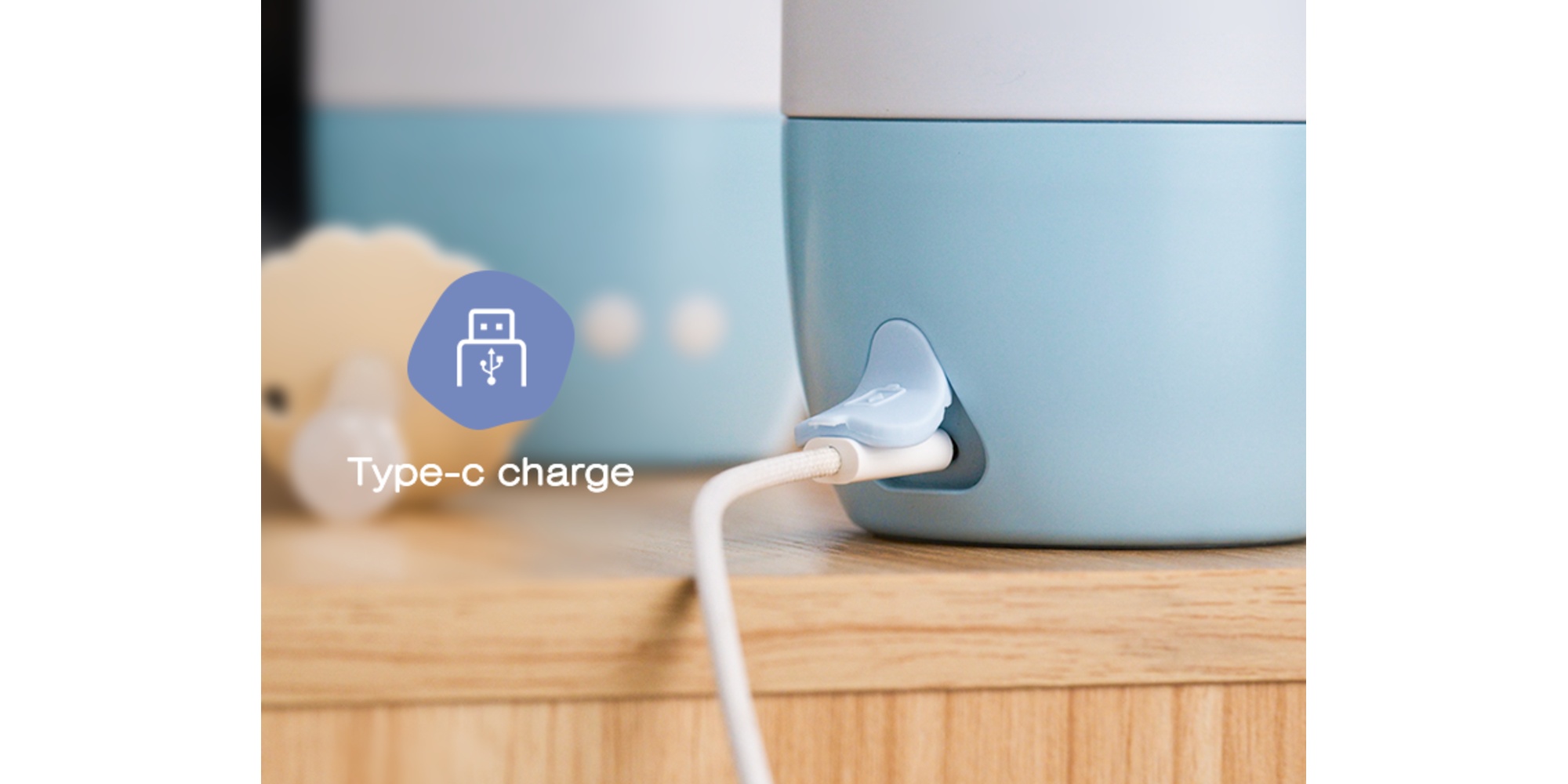 Portable Bottle Warmer for Breast Milk â€“ Fast, Even Heating with Precise Temperature Control â€“ USB-C Rechargeable, Leak-Proof, Travel-Friendly Baby Bottle Heater for On-the-Go Moms