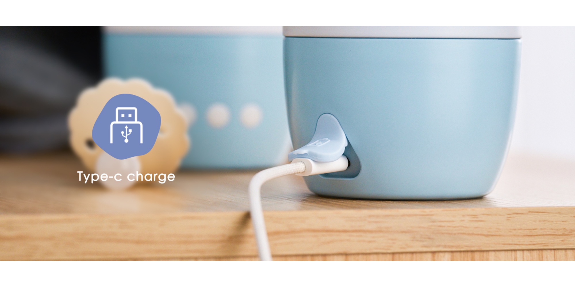 Portable Bottle Warmer for Breast Milk â€“ Fast, Even Heating with Precise Temperature Control â€“ USB-C Rechargeable, Leak-Proof, Travel-Friendly Baby Bottle Heater for On-the-Go Moms