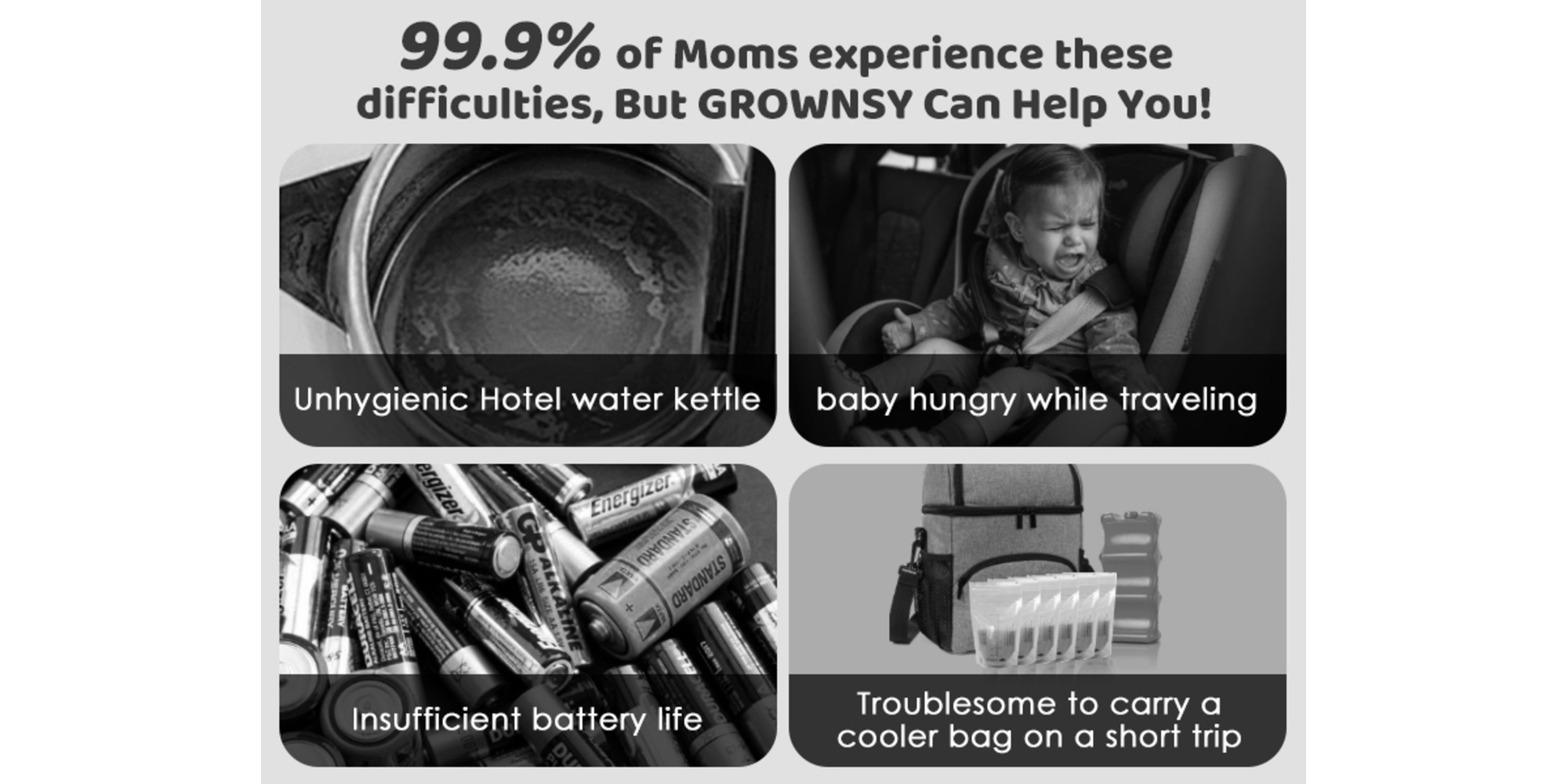 Portable Bottle Warmer for Breast Milk â€“ Fast, Even Heating with Precise Temperature Control â€“ USB-C Rechargeable, Leak-Proof, Travel-Friendly Baby Bottle Heater for On-the-Go Moms