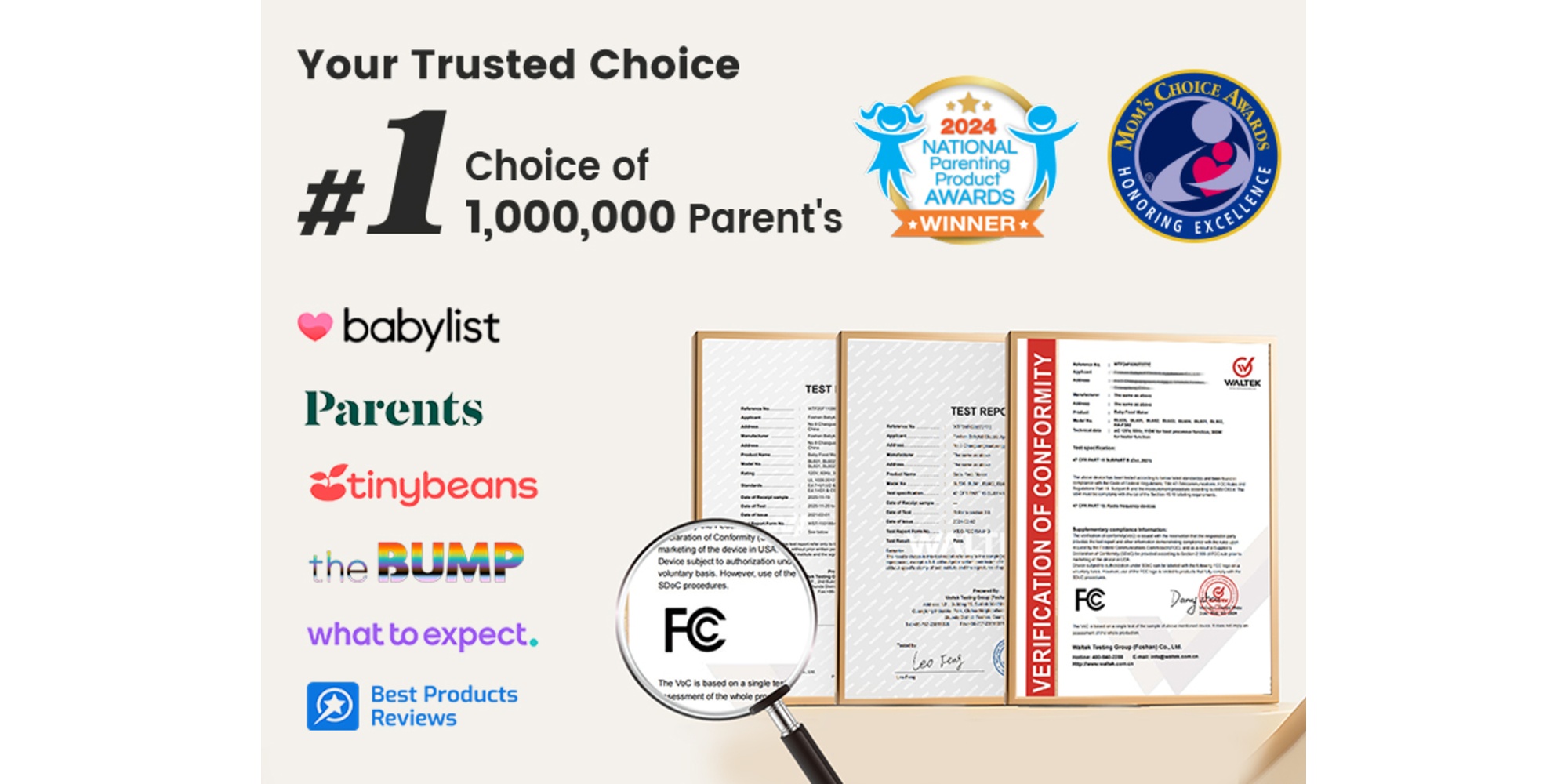 Baby Food Maker with Steam Basket, One Step Baby Food Processor Steamer Puree Blender Grinder Mills Machine, Auto Cooking Grinding and Sterili-zing for Healthy Homemade Baby Food, BPA-Free