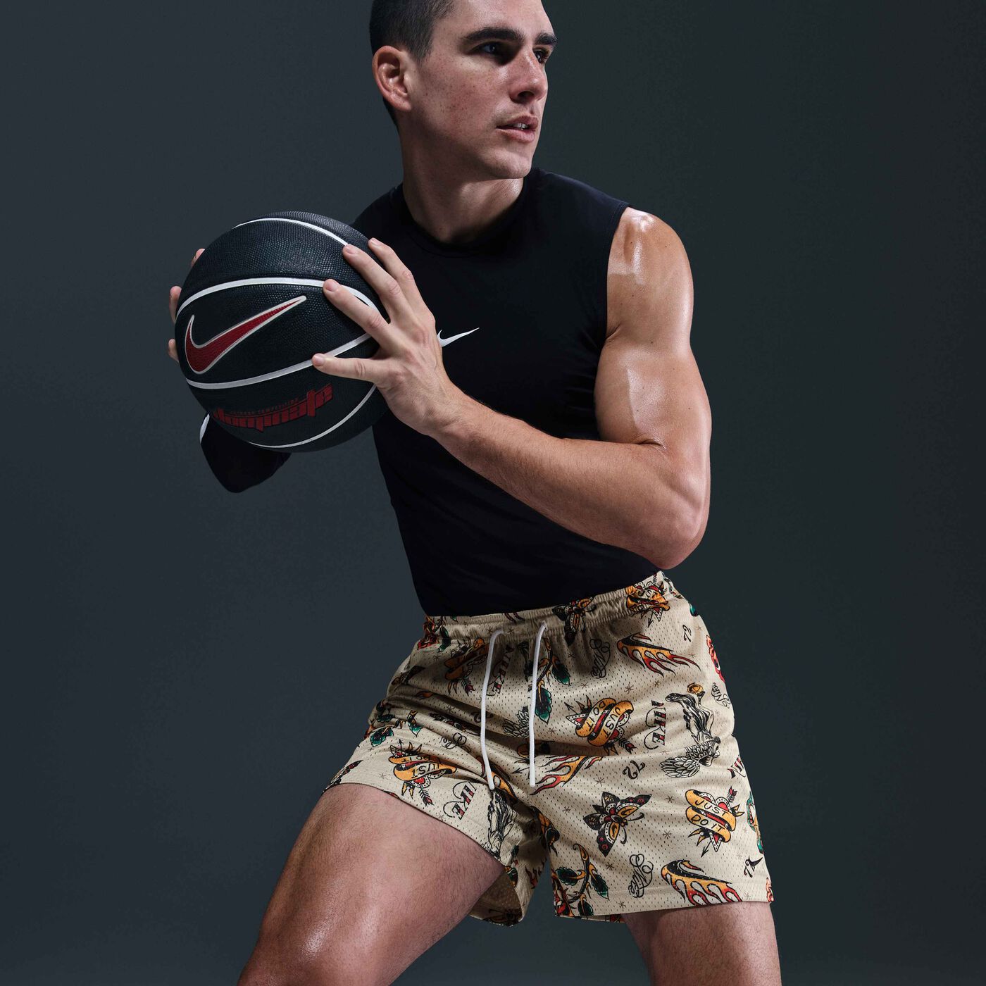 Men's Dri-FIT Practice Mesh Basketball Shorts