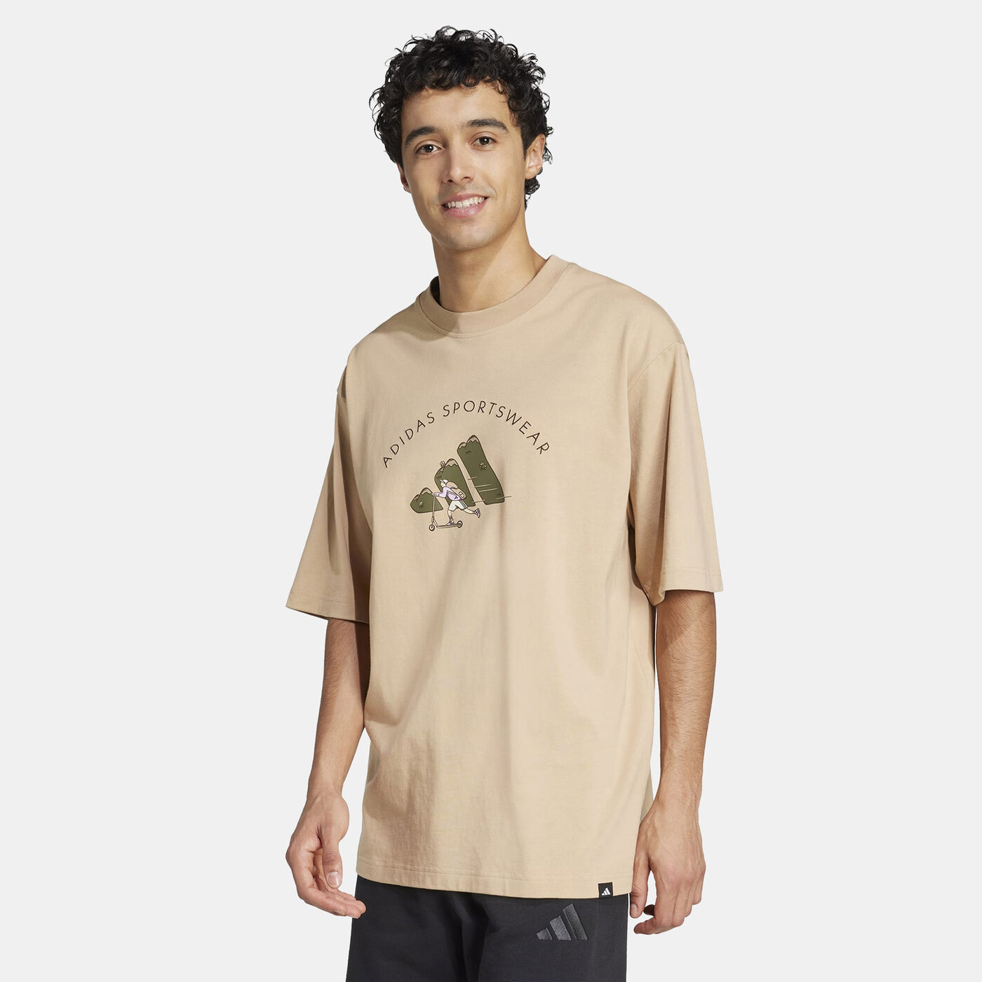 Men's Codes Doodle Scooter Graphic T-Shirt