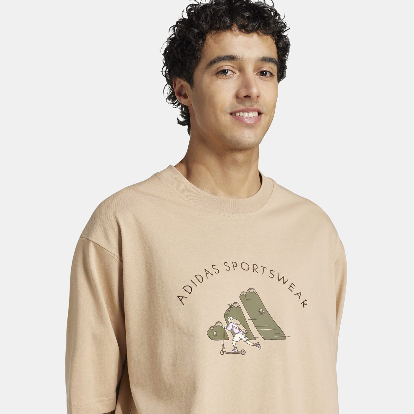 Men's Codes Doodle Scooter Graphic T-Shirt