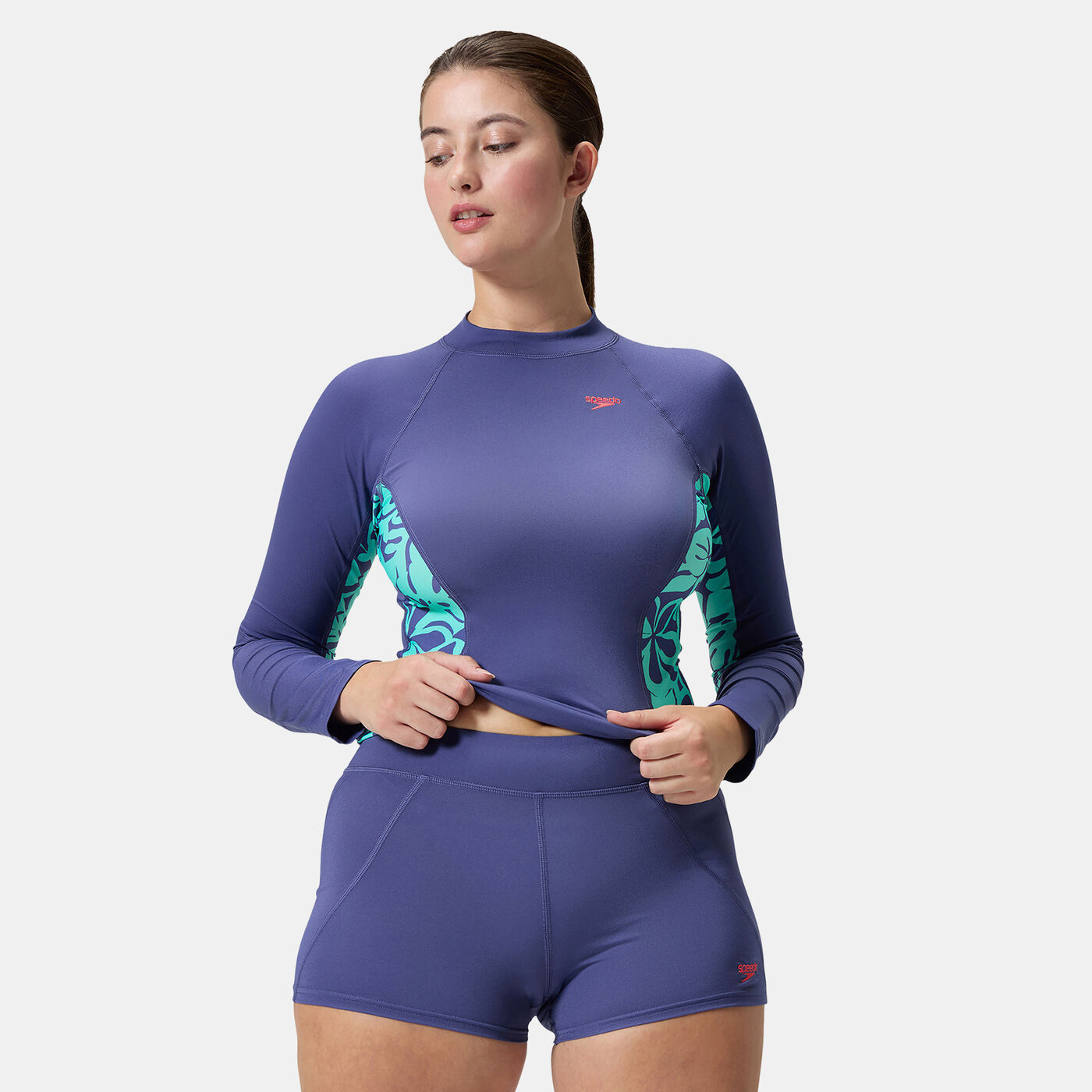 Women's Panel Swimming Shorts