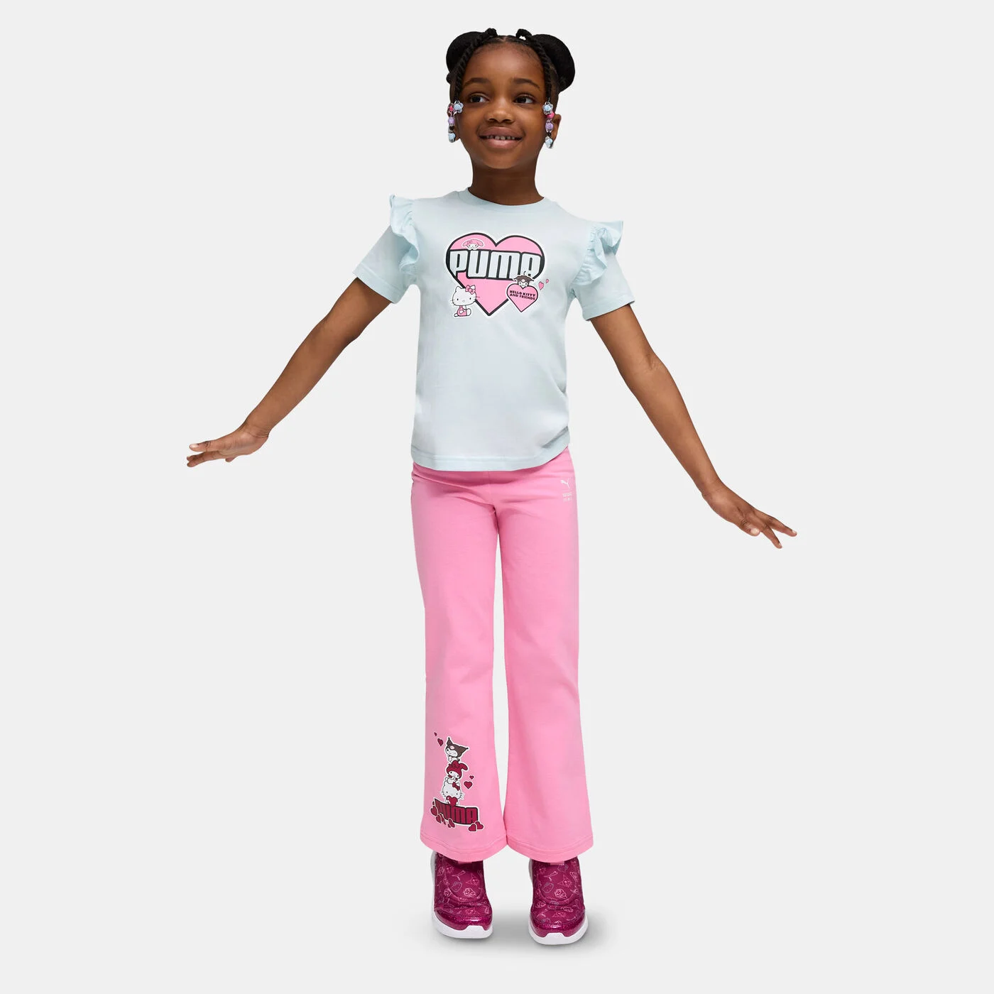 Kids' Hello Kitty And Friends Ruffle T-Shirt