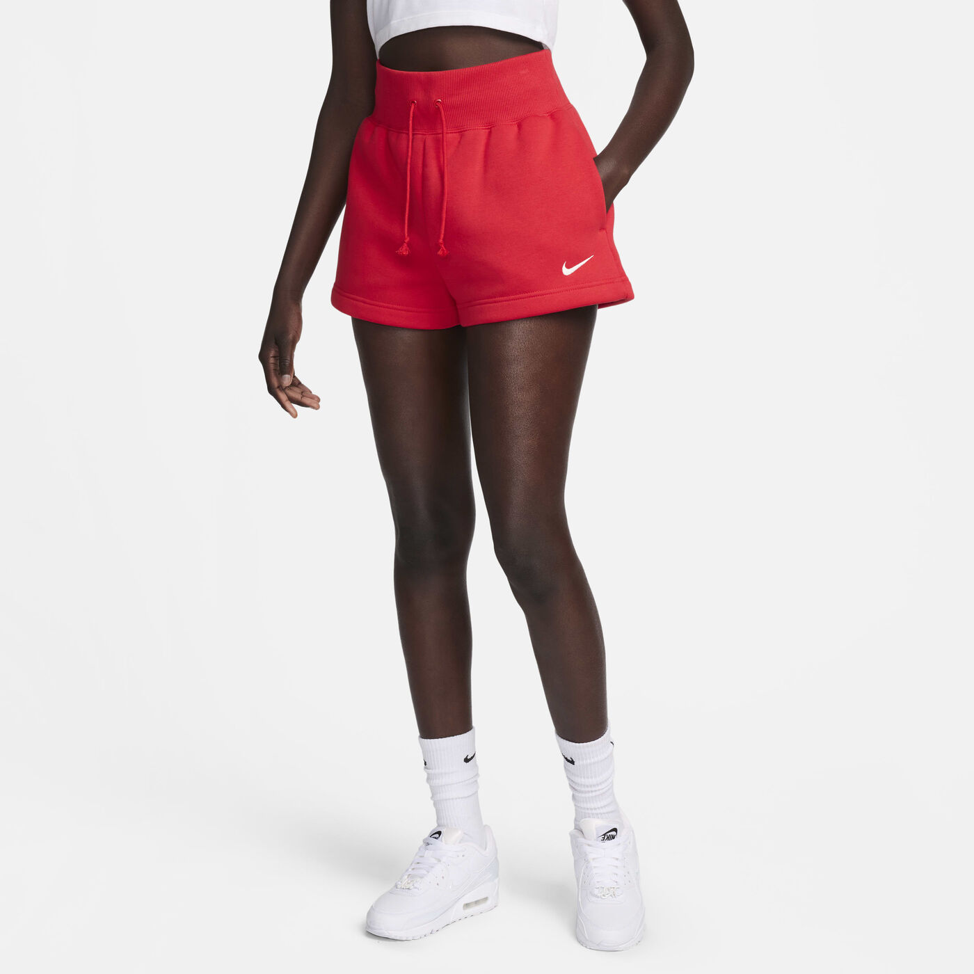 Women's Sportswear Phoenix Fleece High-Waisted Shorts