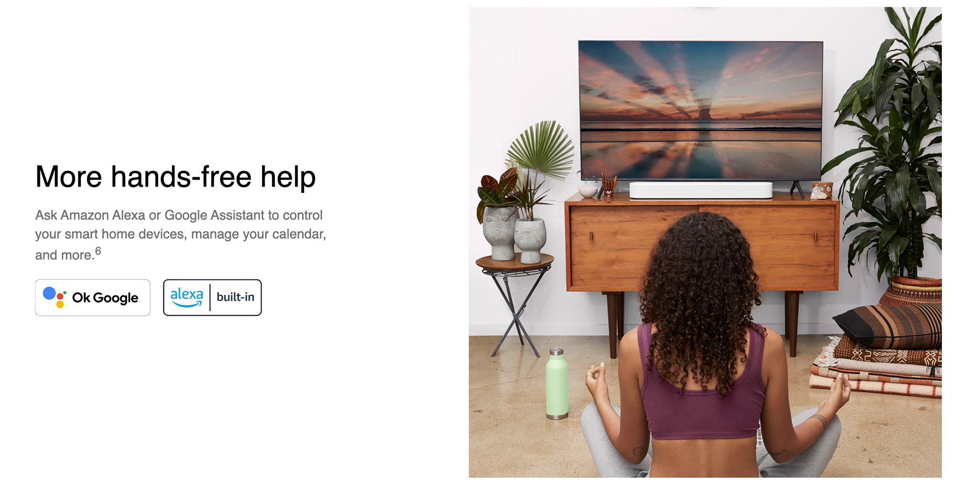 Beam (Gen 2) - Compact Soundbar with Dolby Atmos and Voice Control - BEAM2UK1BLK Black