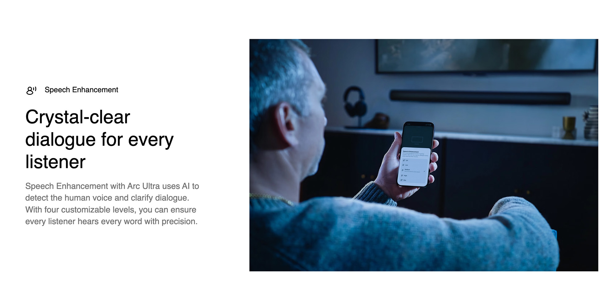 Arc Ultra - Premium Soundbar with Dolby Atmos and Voice Control - 9.1.4 Surround Sound for TV and Music - ARCG2UK1BLK Black