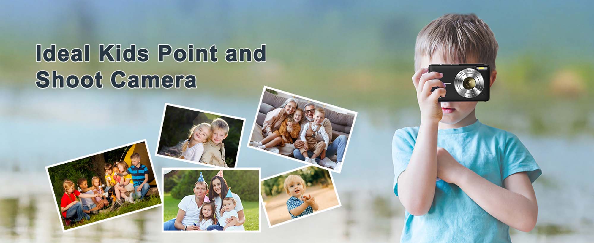 Digital Camera - 50 Megapixels HD, 4K Video Recording, 16x Optical Zoom, Anti-Shake Functionality, Perfect for Teenagers and Children, Includes 32GB SD Card