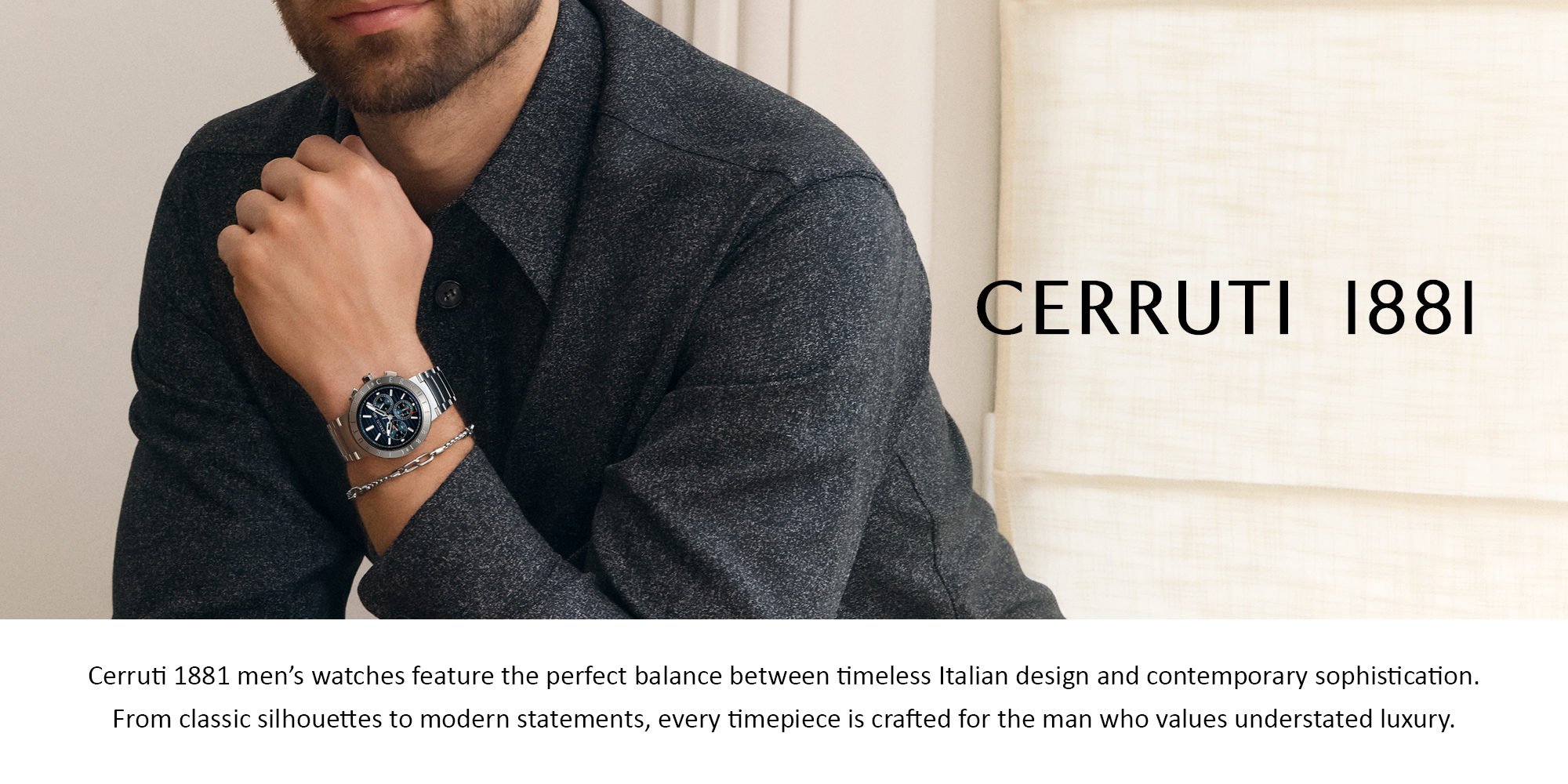 Men's Belluno Multifunction Watch - Tonneau Case, Black Smoked Transparent Dial, White Silicon Strap