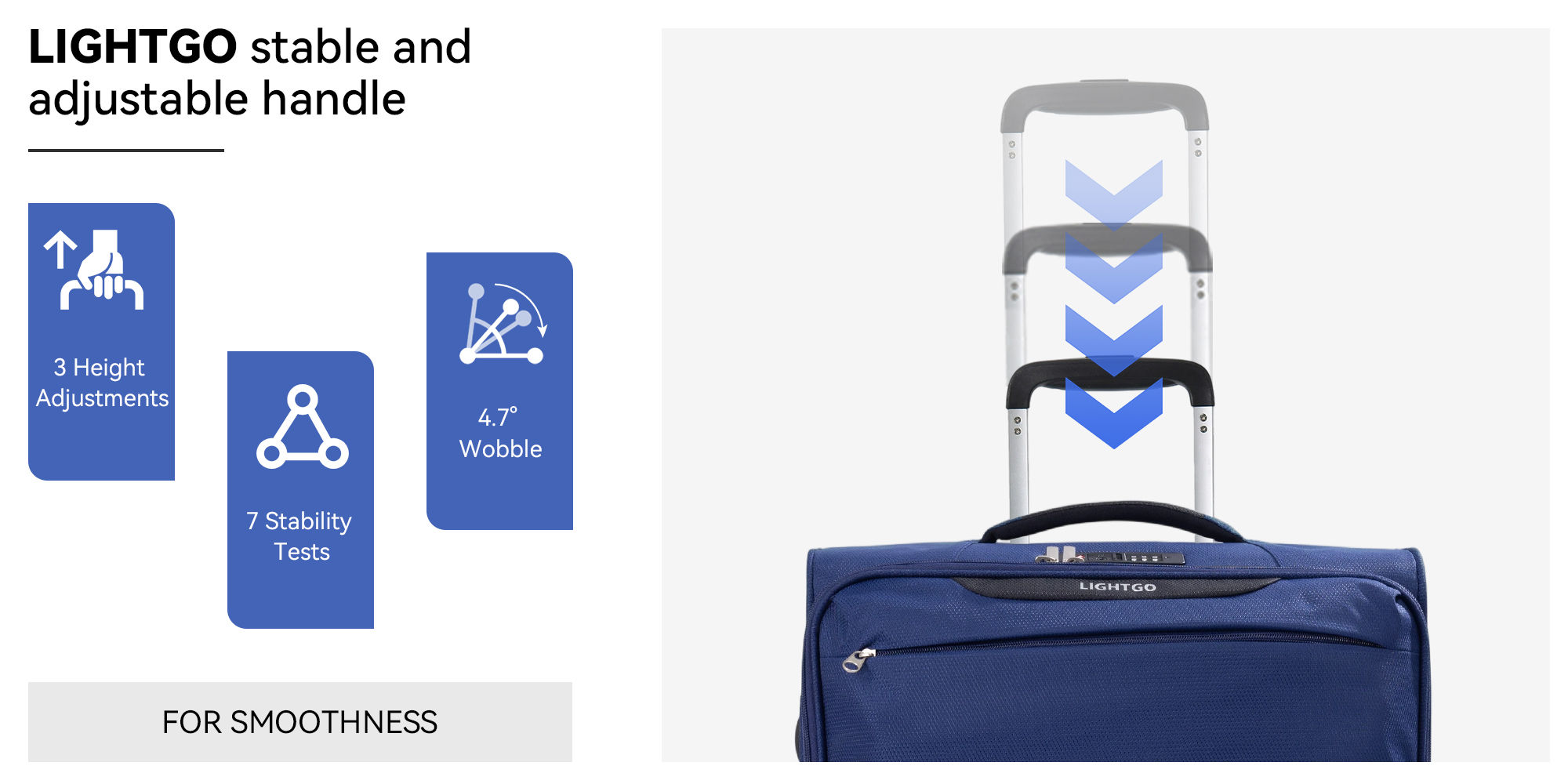 6947 cabin size Suitcase carry on Suitcase soft spinner luggage 20inch with TSA lock waterproof zipper travel case Navy color ultra-light case