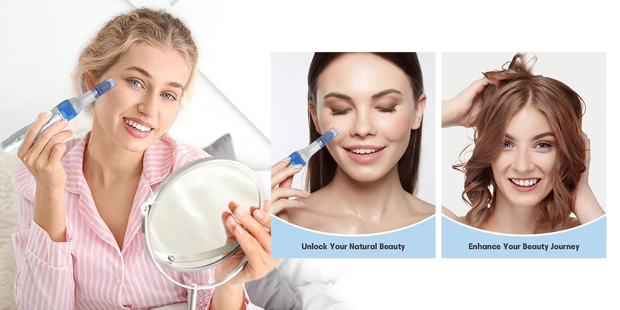 Dr. Pen A6 Original Microneedle Pen Electric Cordless Professional Skincare Set, Includes an Additional 12 Pieces of 12 Needles.