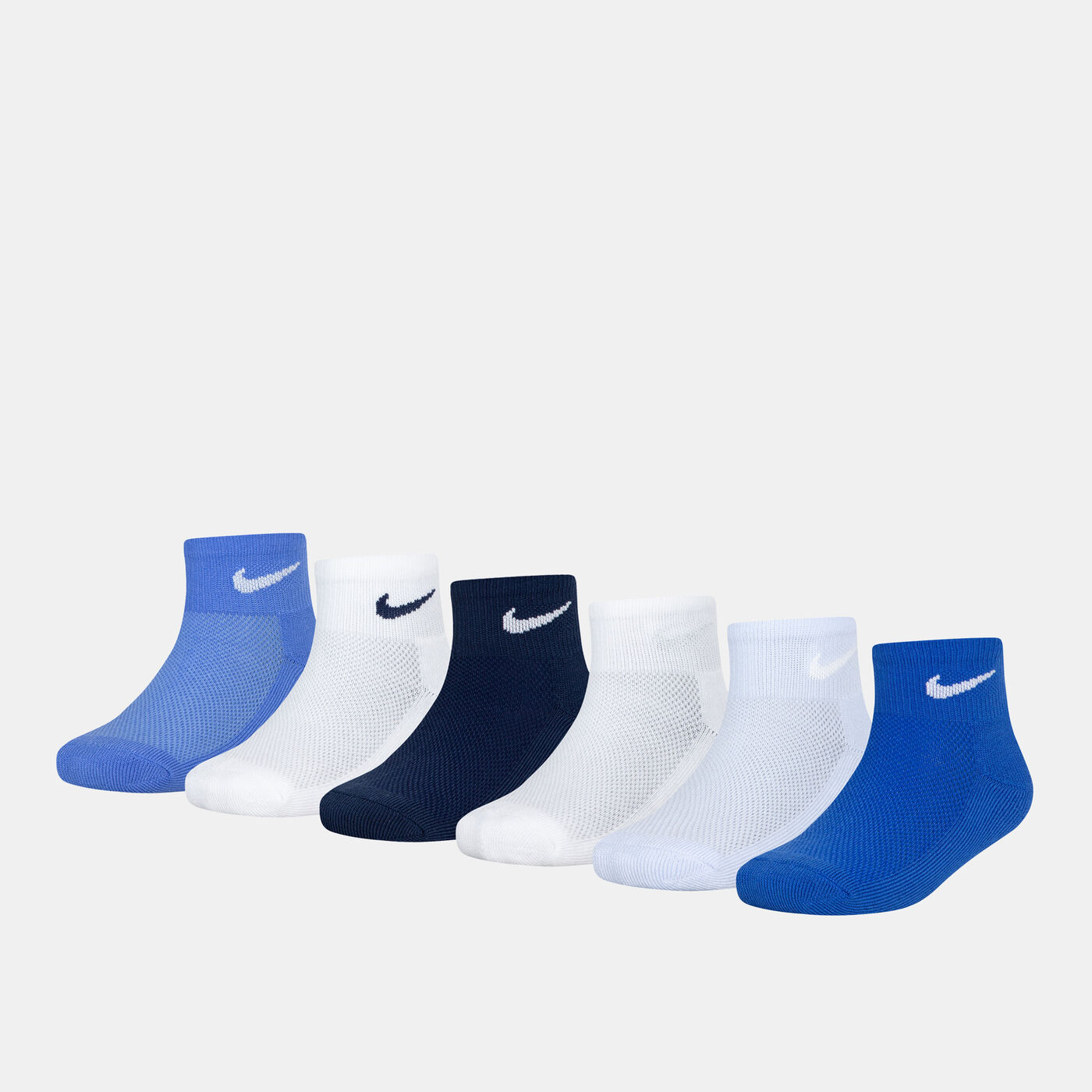 Kids' Holiday Gift Quarter-Crew Socks (6 Pack)