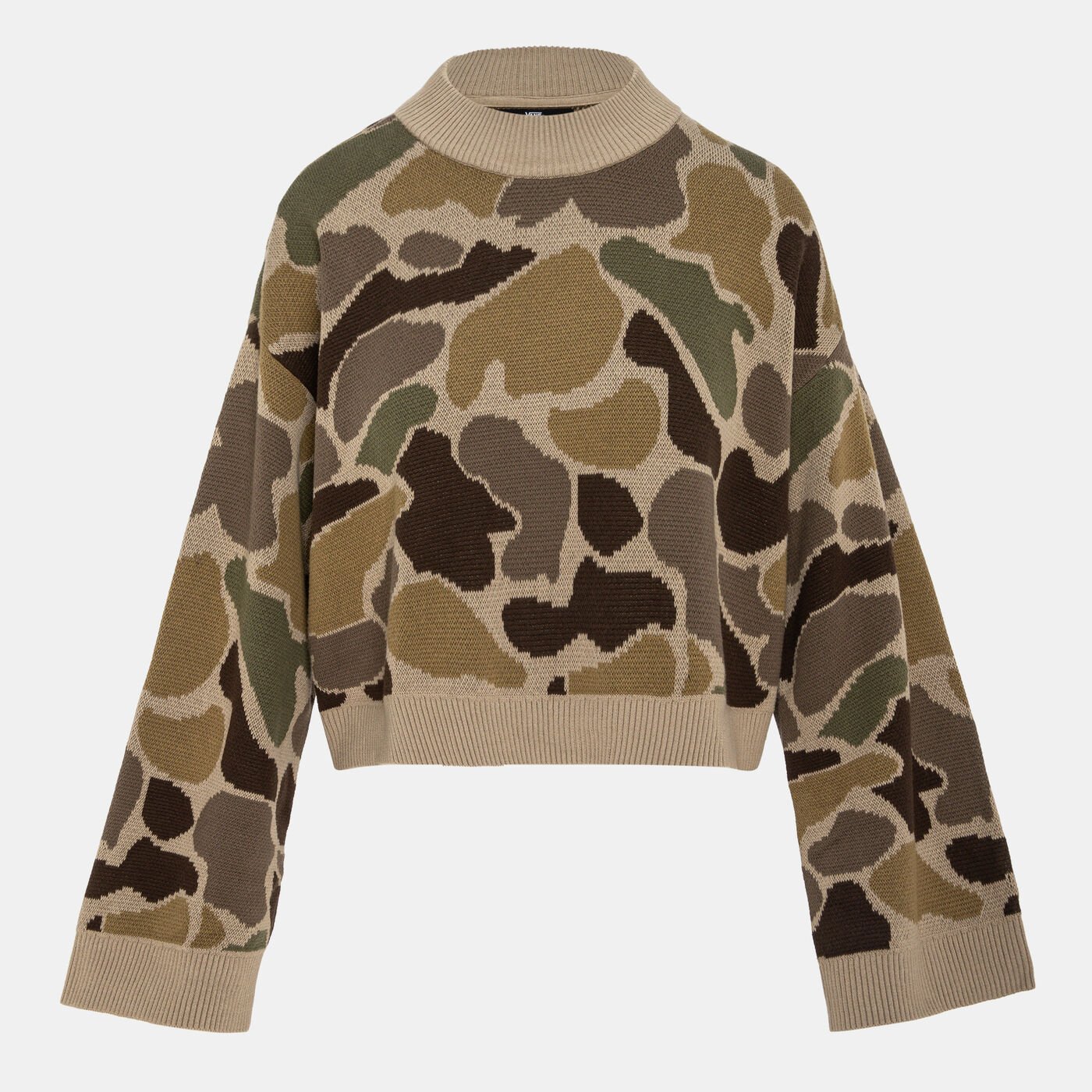 Women's Cammile Camo Pullover Sweater
