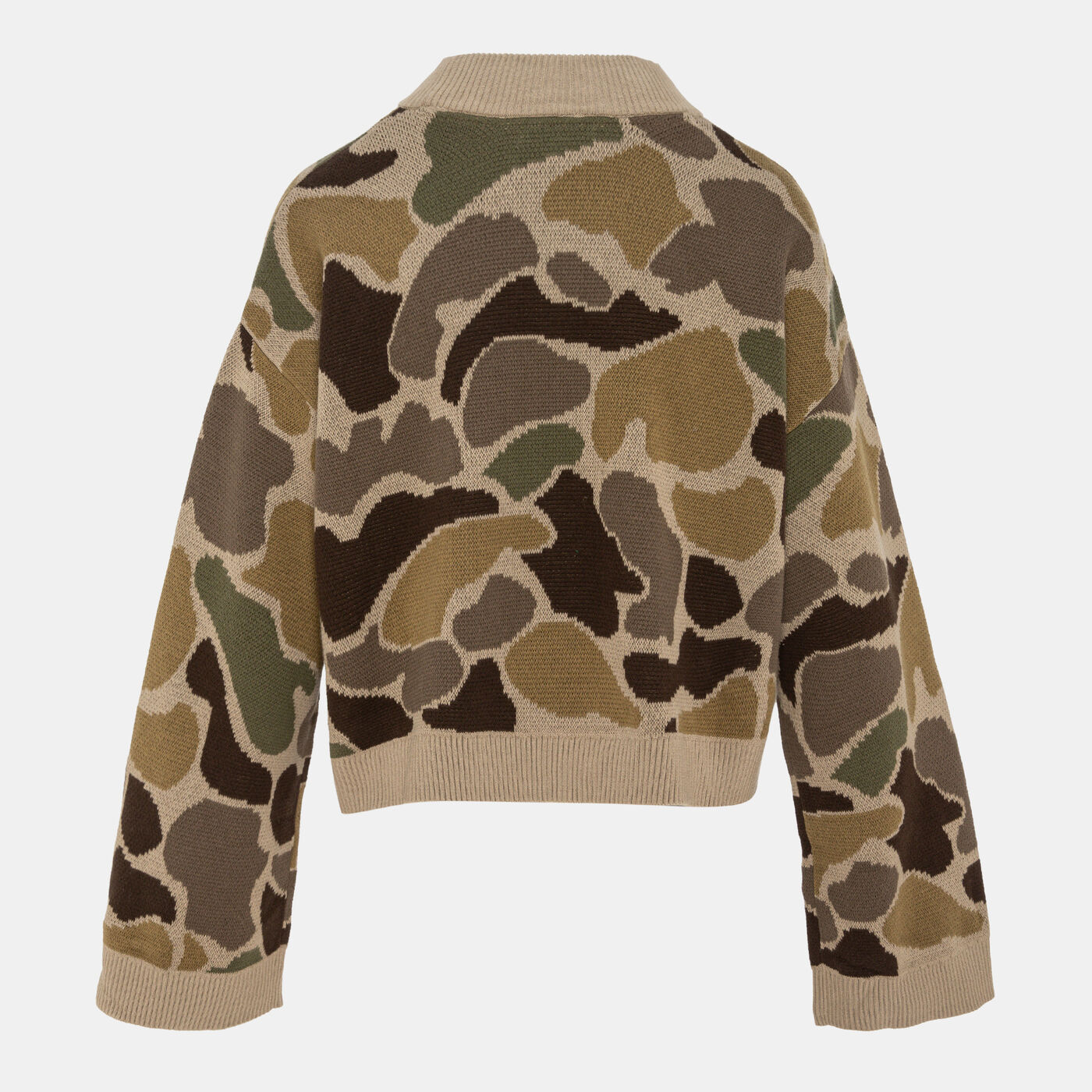 Women's Cammile Camo Pullover Sweater