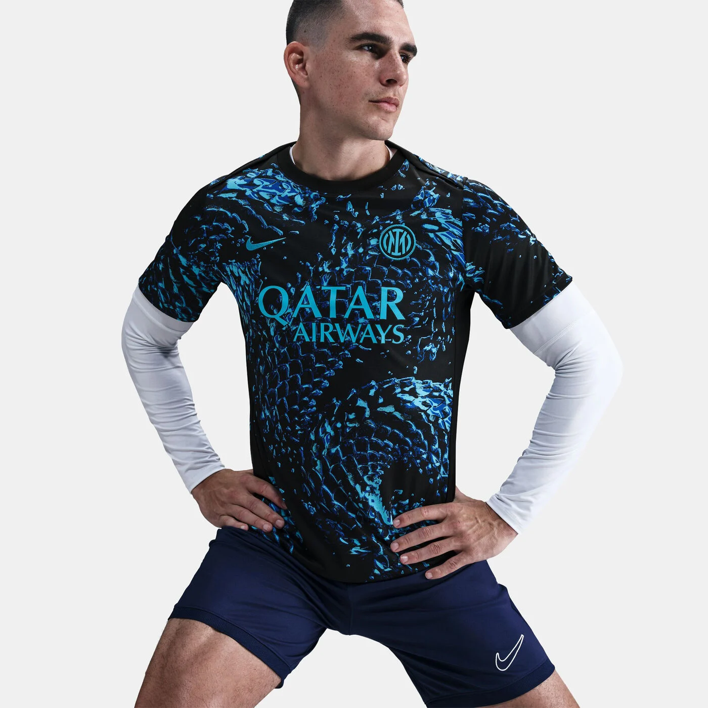 Men's Inter Milan Academy Pro Pre-Match Football Top