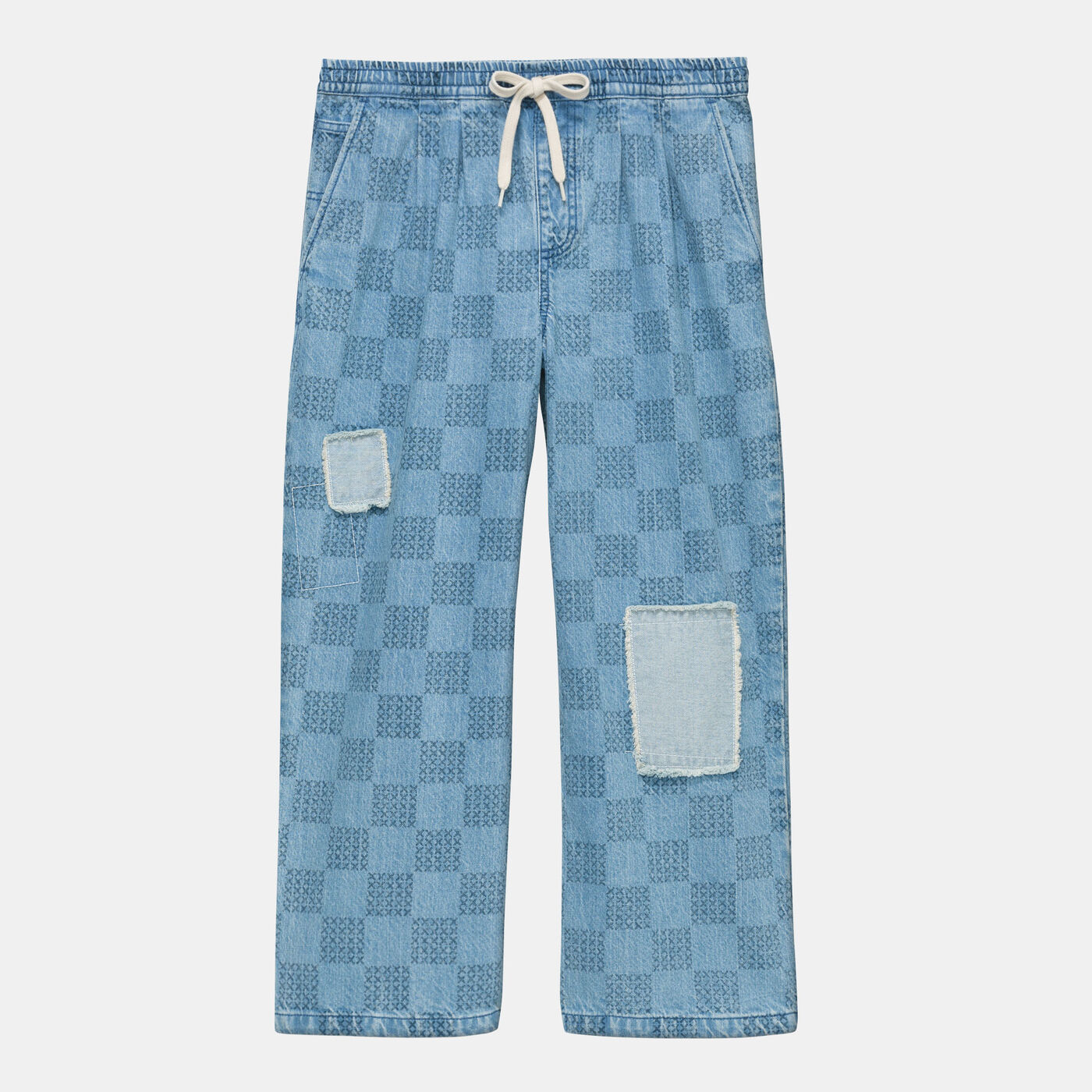 Women's Mended Check Denim Range Crop Pants