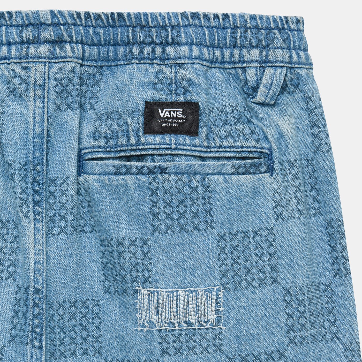 Women's Mended Check Denim Range Crop Pants