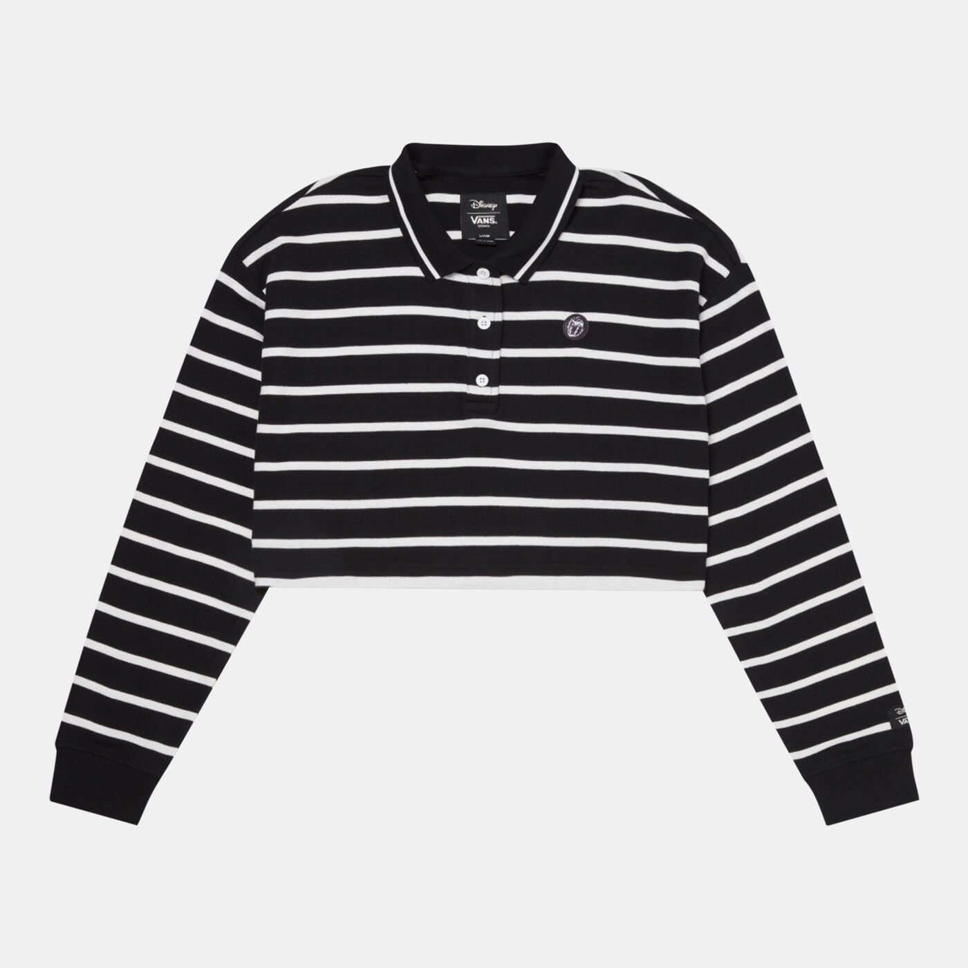 Women's Disney Bad Apple Crop Rugby Polo Shirt