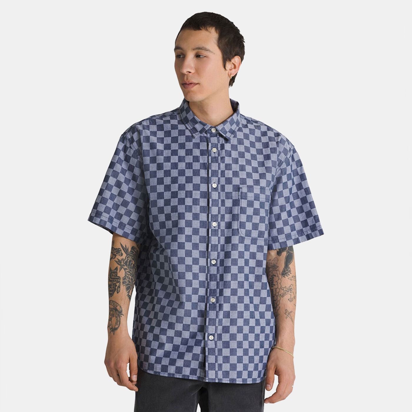 Men's Wade Checkerboard Woven Shirt