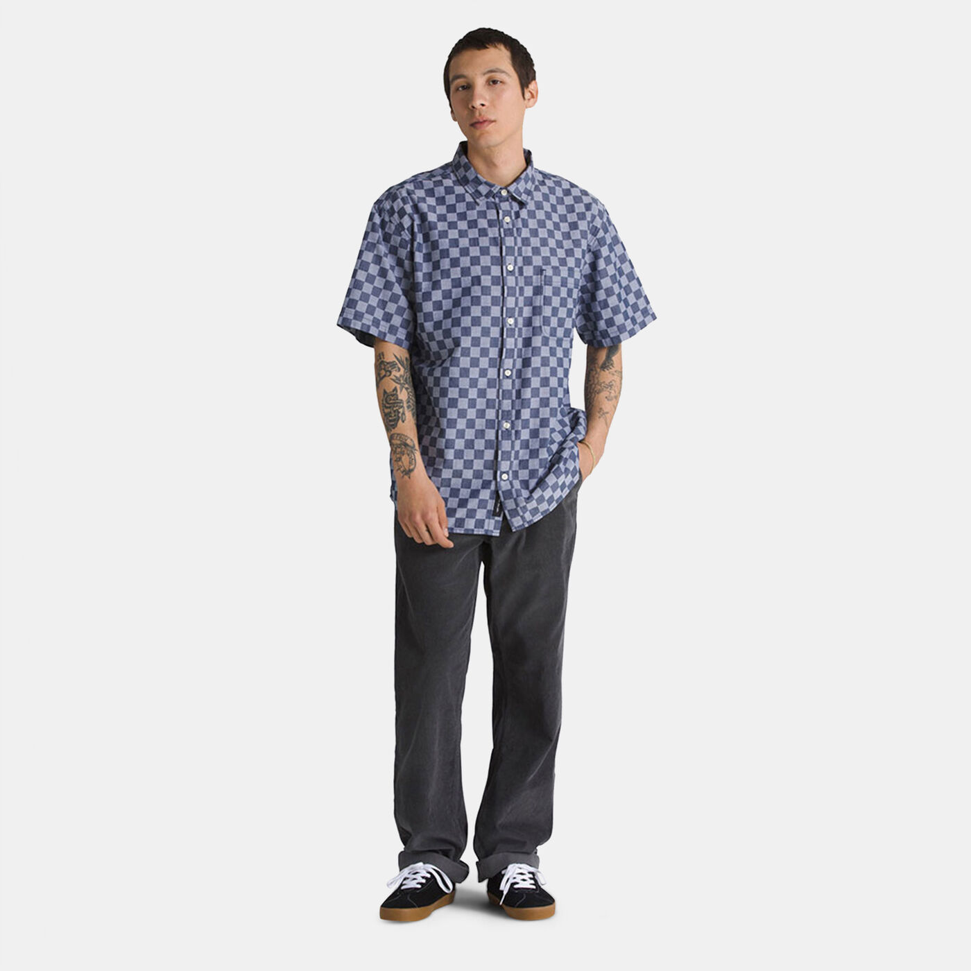 Men's Wade Checkerboard Woven Shirt