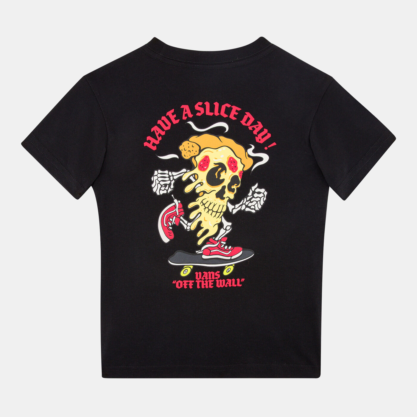 Kids' Pizza Skull T-Shirt