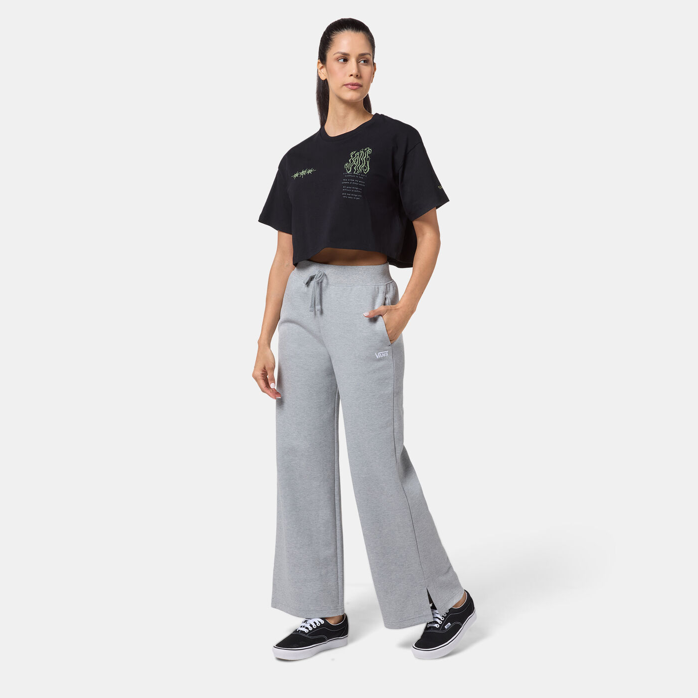 Women's Skate Difficult To Love Crop Top