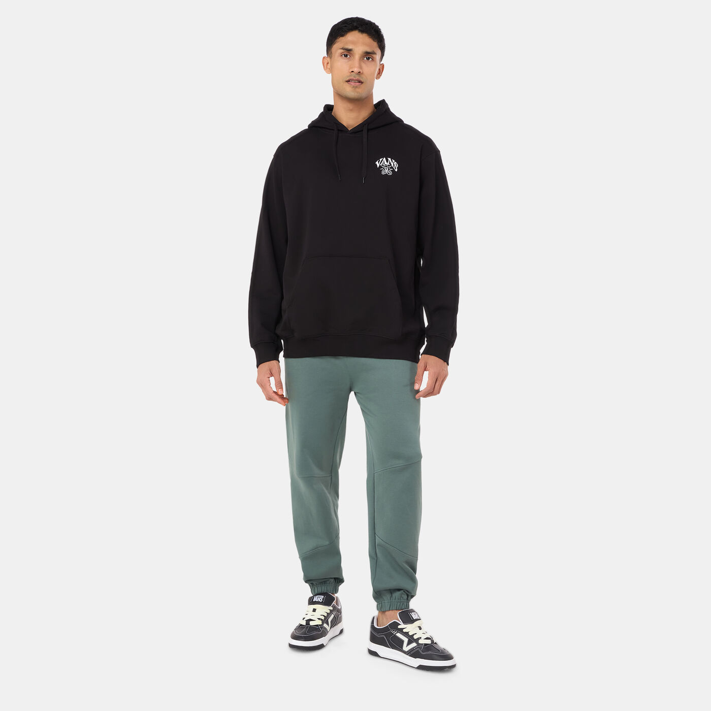 Men's Checker Logo Pullover Hoodie