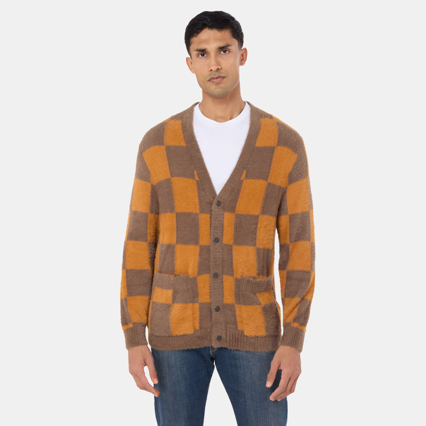 Men's Canfield Checkerboard Cardigan