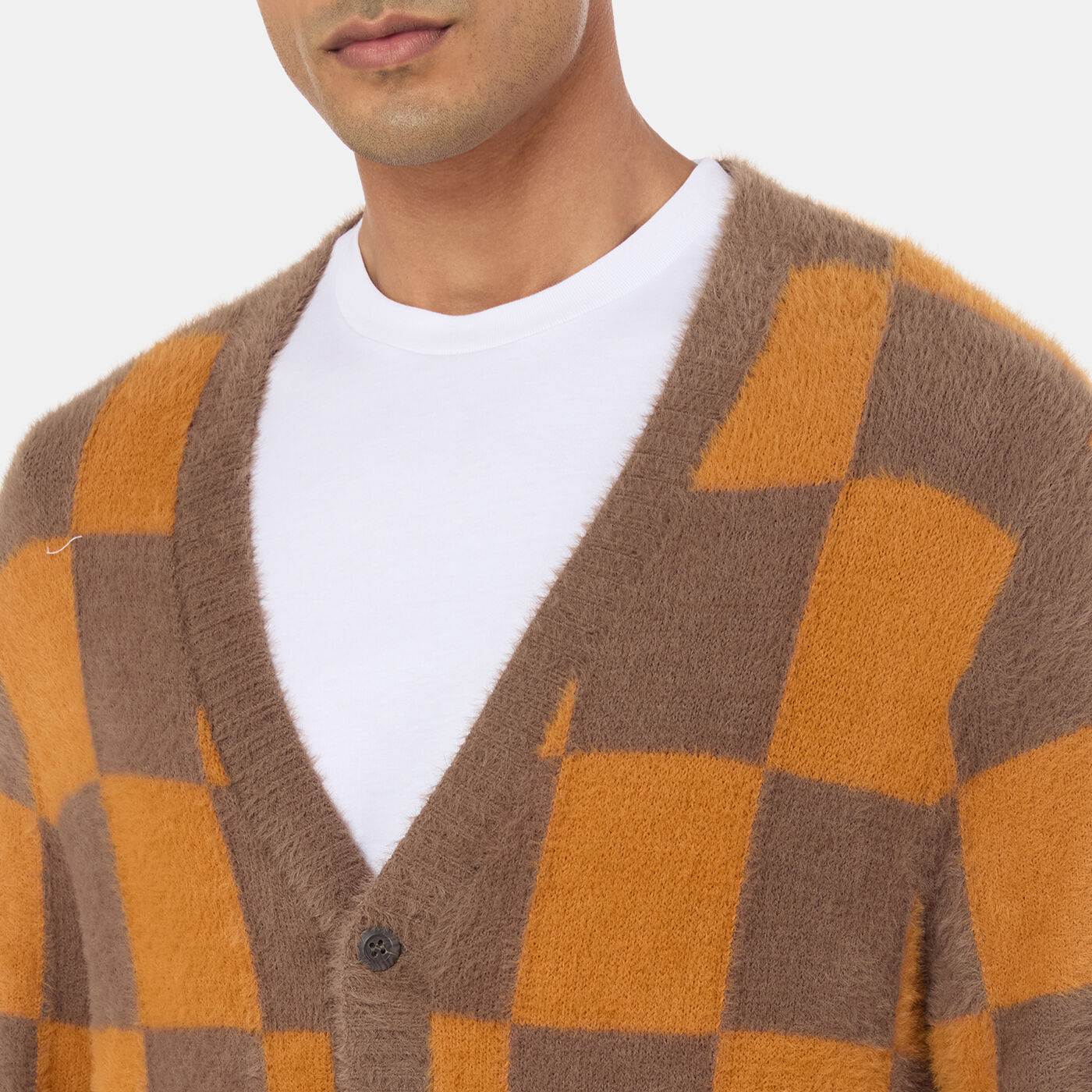 Men's Canfield Checkerboard Cardigan