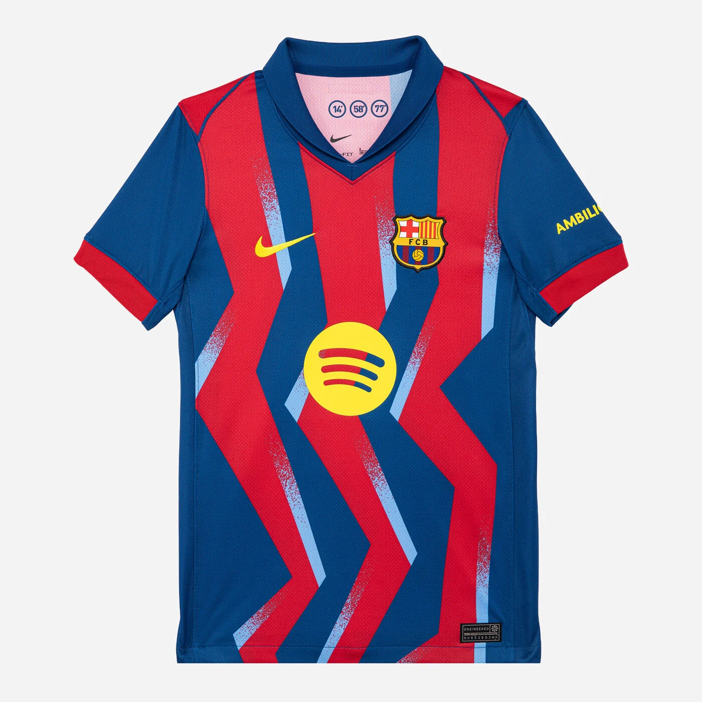 Kids' FC Barcelona Fourth Replica Football Jersey