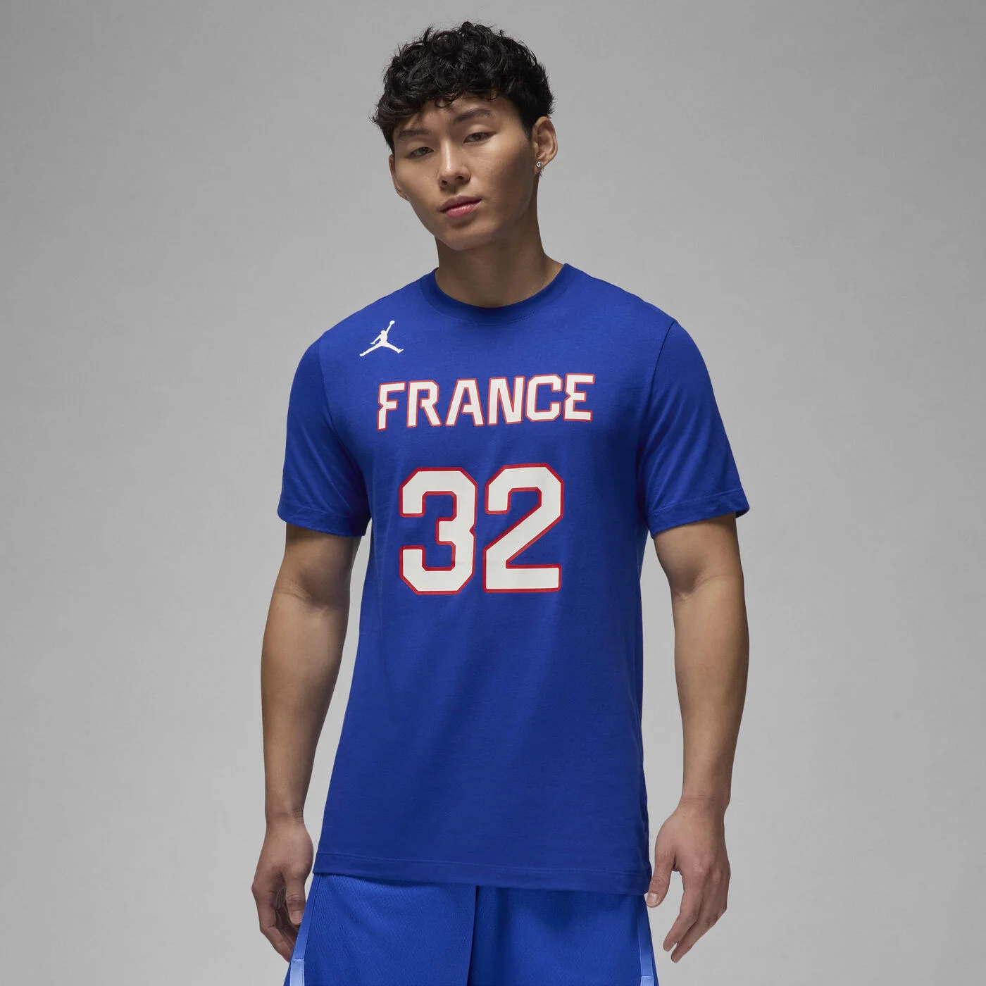 Men's France Victor Wembanyama Basketball Graphic T-Shirt