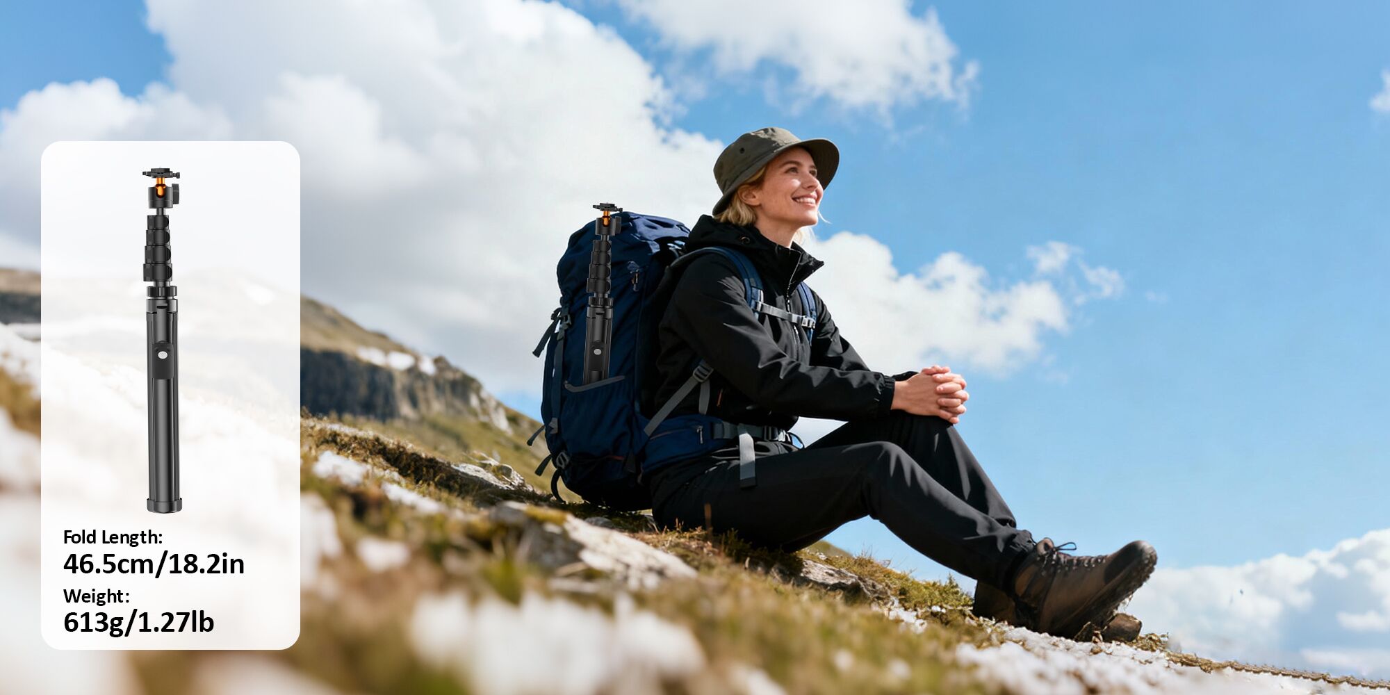 173cm Upgraded Magnetic Phone Camera Tripod Stand with Remote & Phone Holder, Tripod for Travel/Video Recording,Tall Smartphone Tripod Compatible with iPhone/Android/Projector/Photography Light/Camera